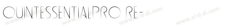 QuintessentialPro Re字体转换
